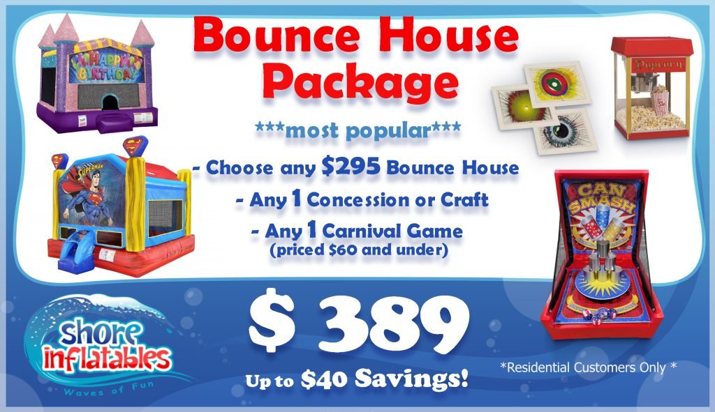 bounce house package 1 Party Packages