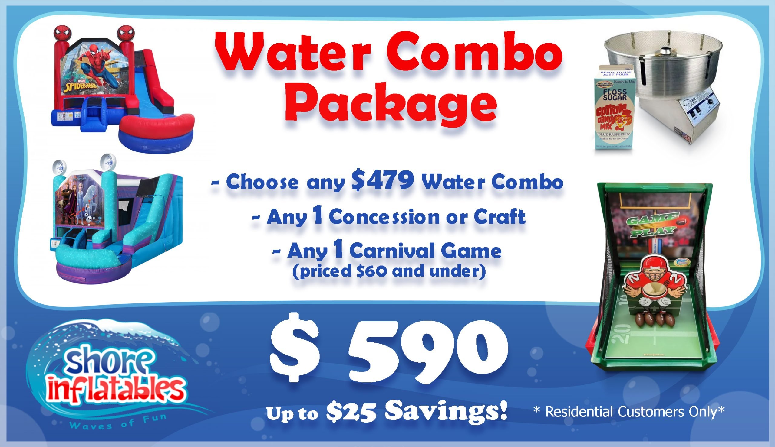 water combo package scaled Party Packages