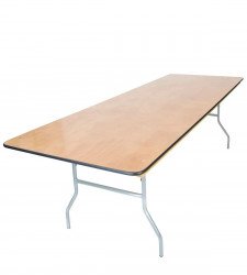 6ft. Wooden Rectangle Table