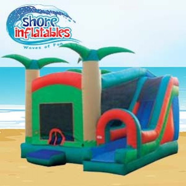 Bounce house with slide in Ocean County, NJ Shore Inflatables Toms