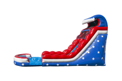 WS1183 1820Ft20Stars20and20Stripes20Water20Slide HR 03 17508 1 18' Stars n Strips Dual Lane Water Slide