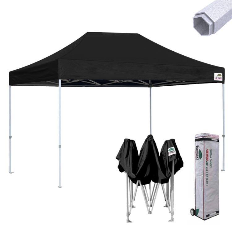 10x15 Black Canopy Tent